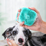 Esponja de Baño 2 en 1 con Dispensador de Champú para Mascotas
