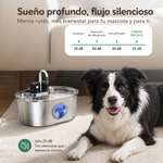 Bebedero Automático con Filtro para Perros y Gatos – Acero Inoxidable