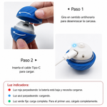 Pelota Interactiva Inteligente para Perros – Con Luz LED y Recargable
